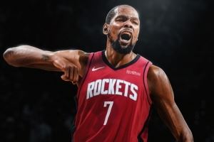 名记：杜兰特尚未完成提前续约 但火箭不会为其到期合同感到担心